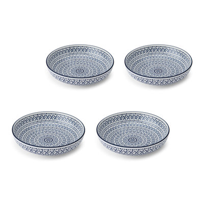 Stoneware Dinnerware Set 4 Piece - Service for 4