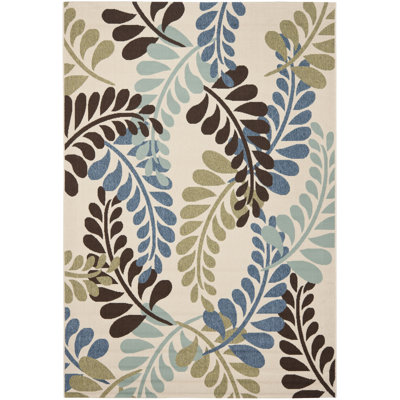 Devien Performance Floral Indoor/Outdoor Area Rug