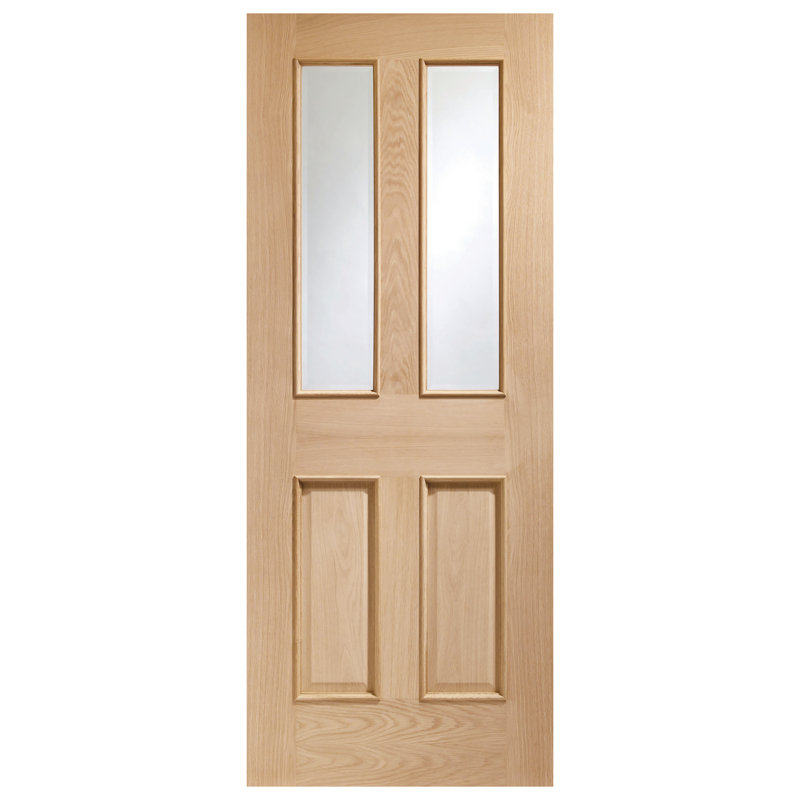 Internal Glazed Oak Malton, 1981mm H x 838mm W x 35mm D