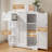 31.5''W Freestanding Bathroom Storage Cabinet with 4 Drawers-219654124