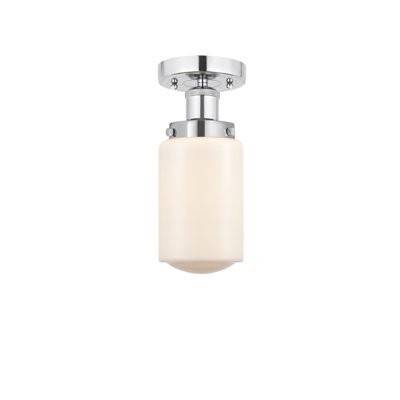 Erkson Glass Semi Flush Mount