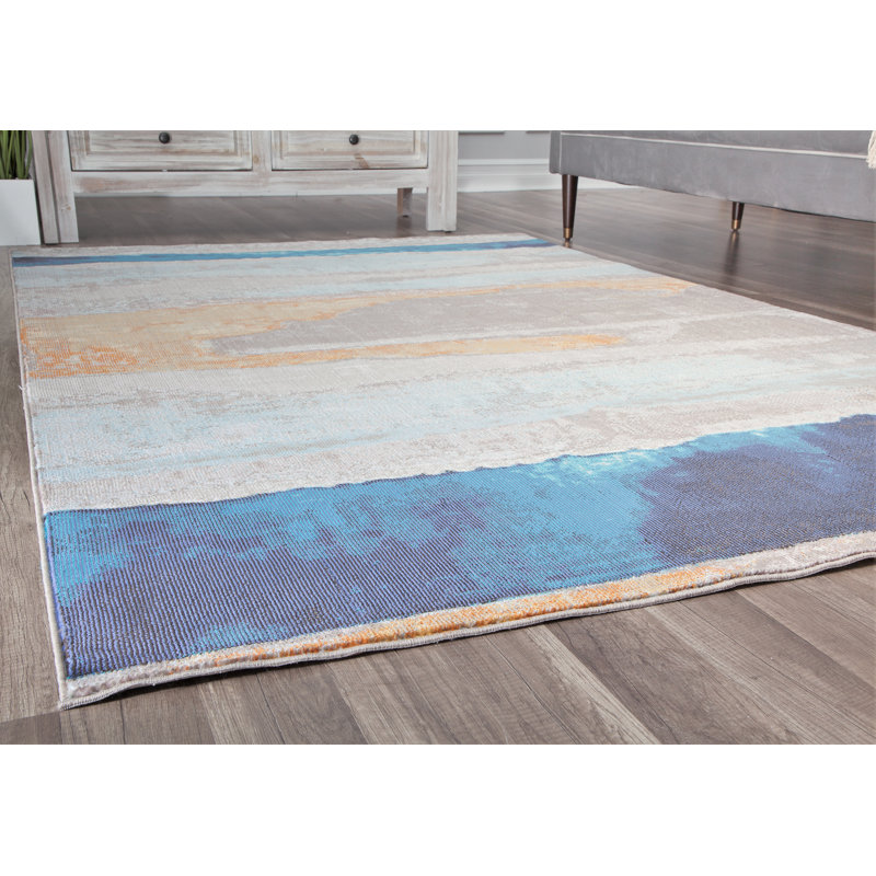 Tapis gris Rollo, Rectangulaire 8 pi x 10 pi