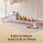 Mobile Clothing Rail With Lockable Wheels, 91Cm-Long Hanging Rack And Storage Shelf For Bedroom, Sturdy Metal Frame, Load 40 Kg-748526828