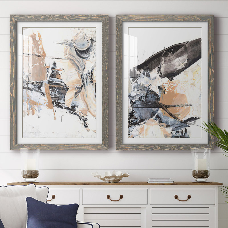 «Ruckus III», reproduction encadrée de qualité supérieure - prête à être accrochée, H 42,5 po x l 61 po x P 1,5 po