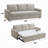 Androniki Transitional 89''L Upholstered Square Arms Sofa with Sleeper-1614657921