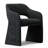 19" Seat Height Upholstered Fabric Dining Armchair-636949809
