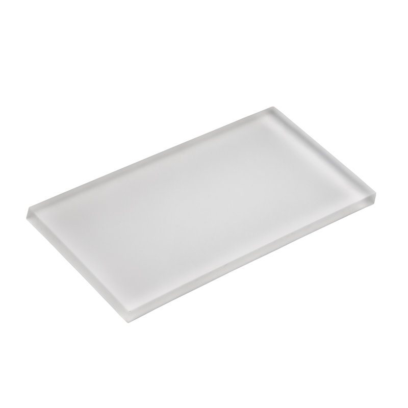 6'' x 3'' Glass Subway Wall Tile, White