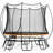 Springless Trampoline Kids 10FT Round Trampoline with Safety Enclosure Net for Kids & Adults Outdoor Fun