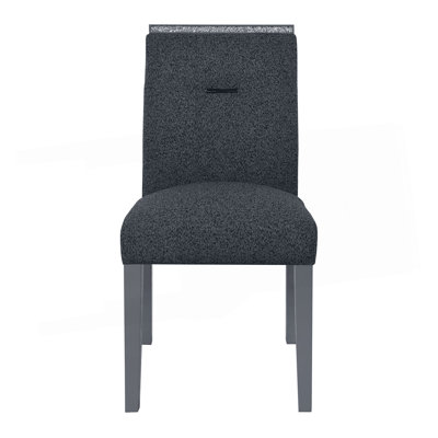 Chaise 2 pièces ARIYA GRIS FONCÉ
