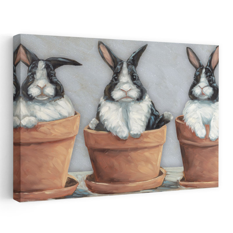 Bunny Pots, H 16 po x l 24 po