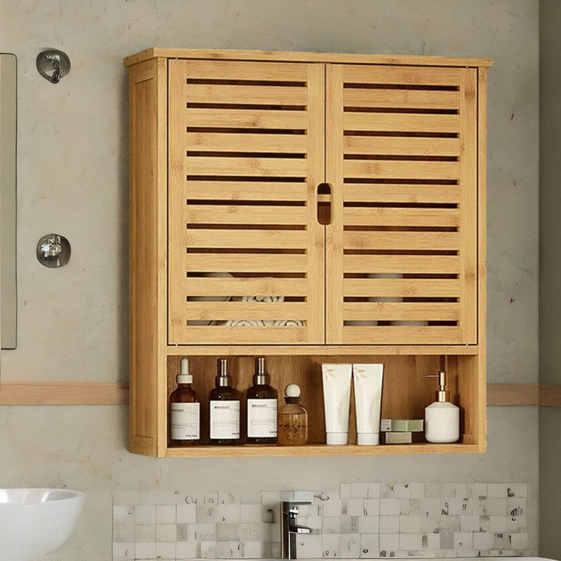 Wooden Bathroom Wall Vanity Cabinet