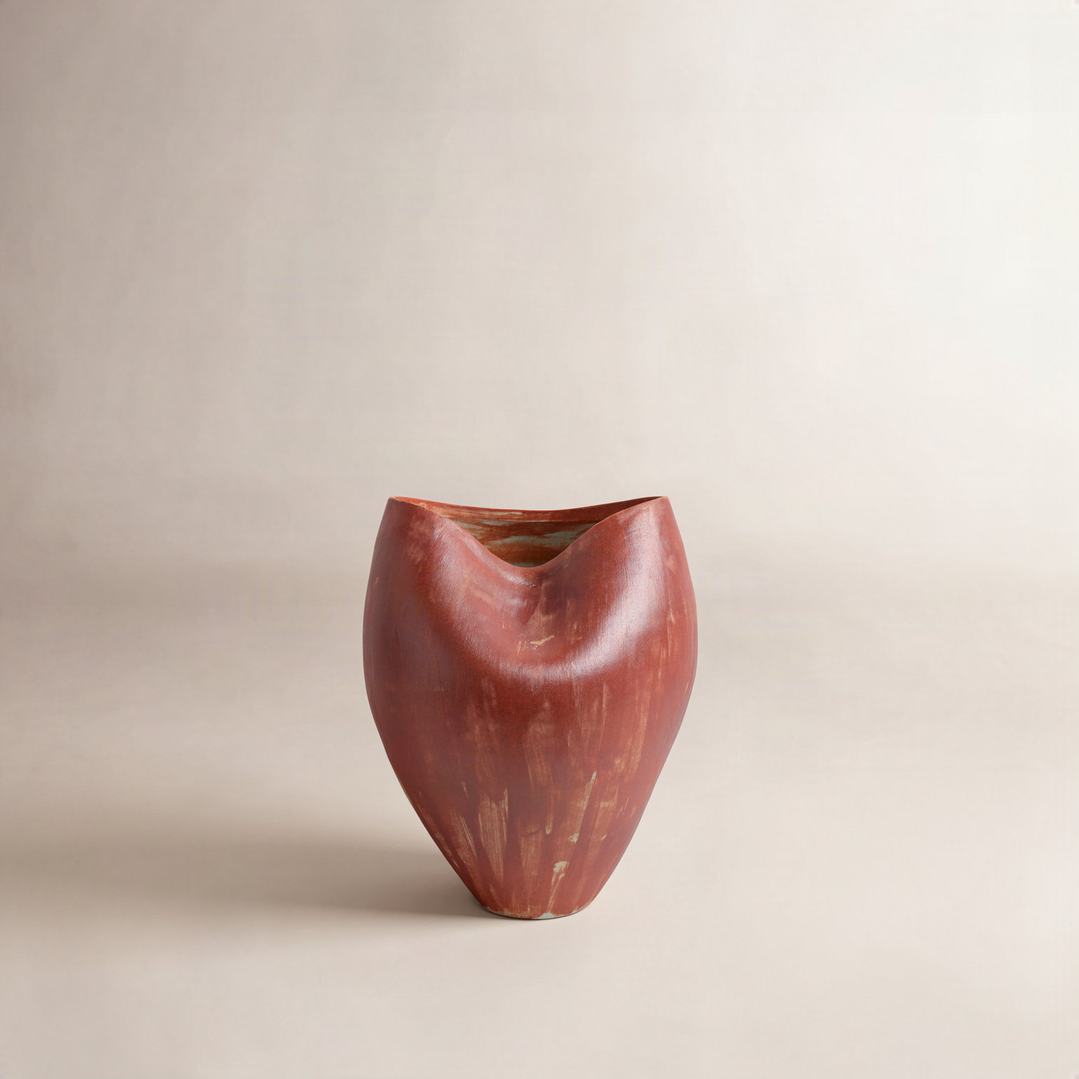 Kalab Porcelain Table Vase, 14" H x 11" W x 10" D