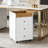 Compact Mobile File Cabinet with Three Drawers and Removable Tray for Efficient Office Organization and Storage
