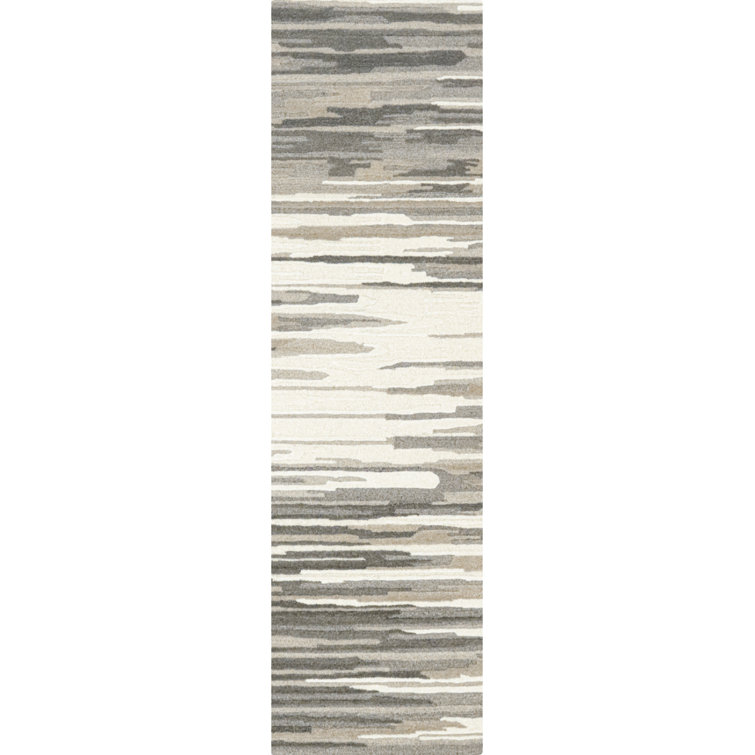 Skye Wool Gray/Ivory/Brown Area Rug