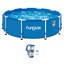 Ensemble de piscine hors-terre à cadre rond 10 pi x 30 po Funsicle-129400740-129400739