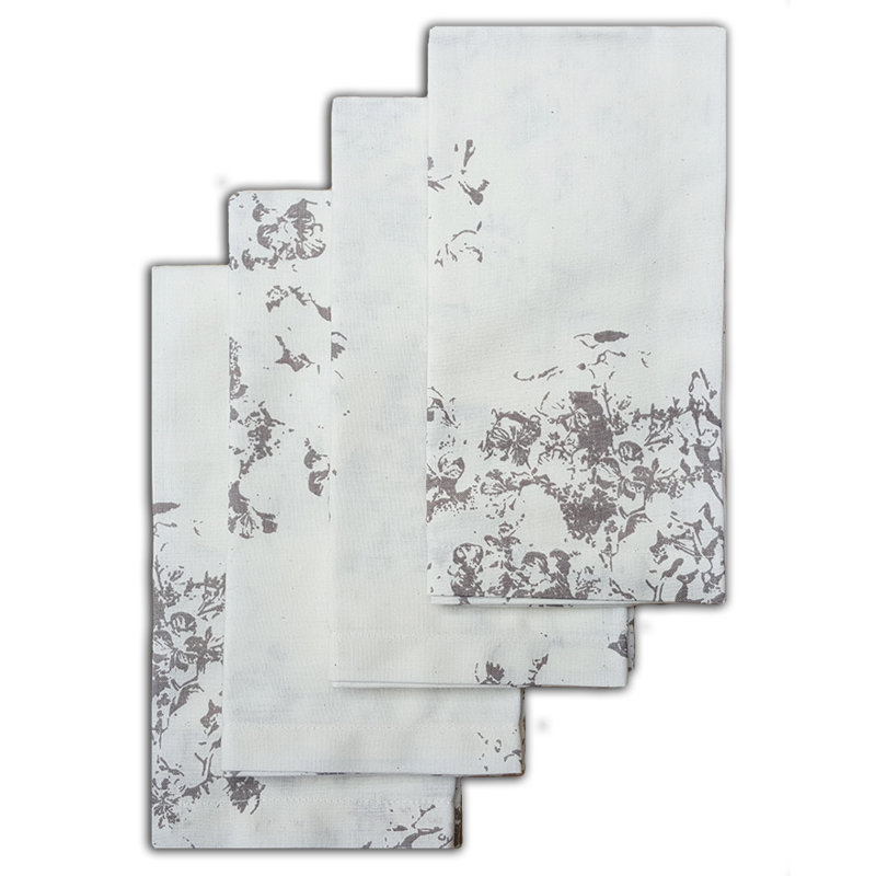 Bonnefoy Cotton Floral Square, Blue