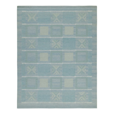 Scandinavian Wool Geometric Area Rug