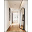 Full Length Mirror 63X20 Inch, Free Standing Or Wall Mounted With Adjustable U-Bracket And Stepless Brightness Control