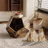 Furniture Style Cat Crate End Table Decorative Kitty House-604875509