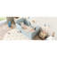 Lit de sol bleu pour 3 à 6 ans, conception d'ours, structure stable et confortable, bleu, sécuritaire-1747708266