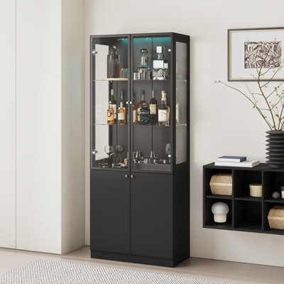 Multi-Functional Storage Cabinet With by Ebern Designs