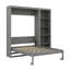 Grand lit escamotable compact avec rangement-405095198