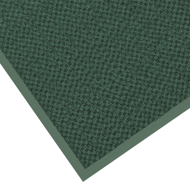 Paillasson d’extérieur de préférence Uni Yaeko, Rectangle 2 pi x 3 pi, Vert forêt
