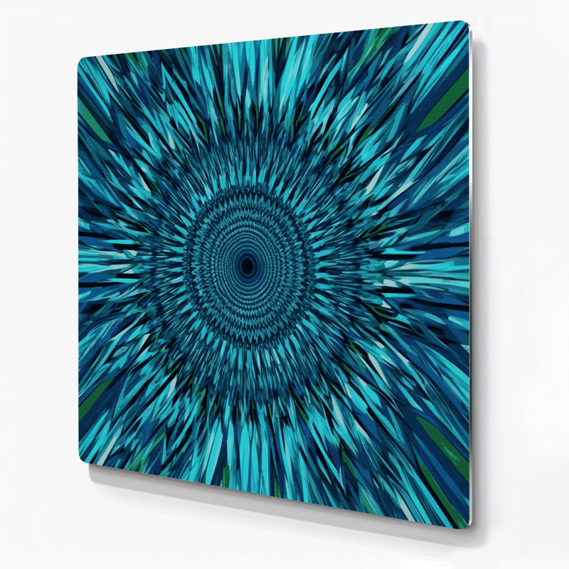 Art mural bleu op Op 22