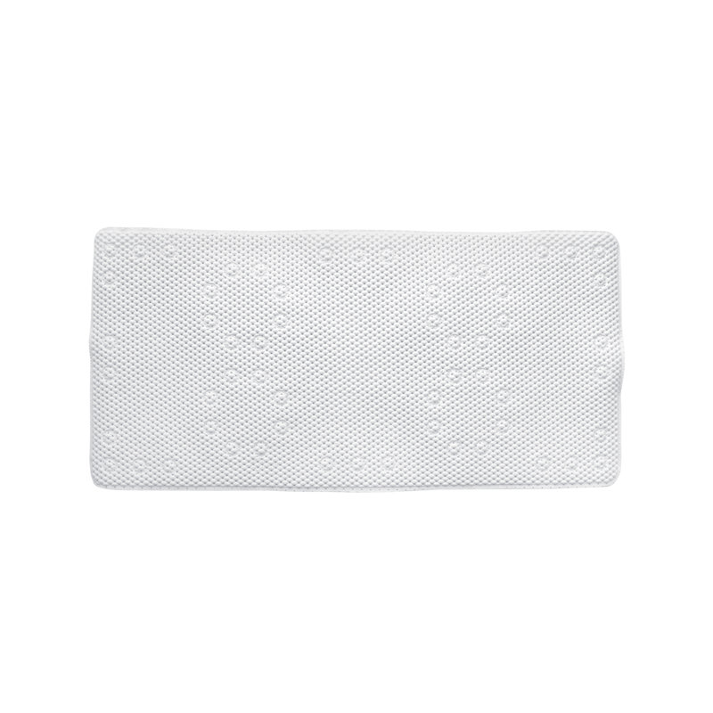 Tapis de douche gaufré à coussin souple, Blanc