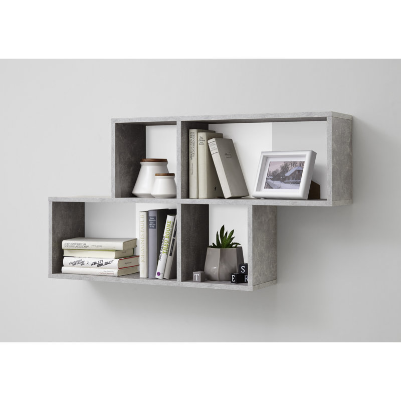 Butcombe 53cm H x 100cm W Cube Bookcase