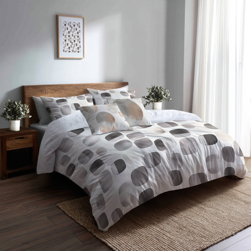 Neutral Steps Bedding, King Comforter + 5 Additional Pieces
