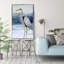 «Heron on Blue I», reproduction sur toile-31935959-31936855