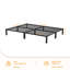 Minimal Screwless Black Bed Frame With Square Feet-1444415351
