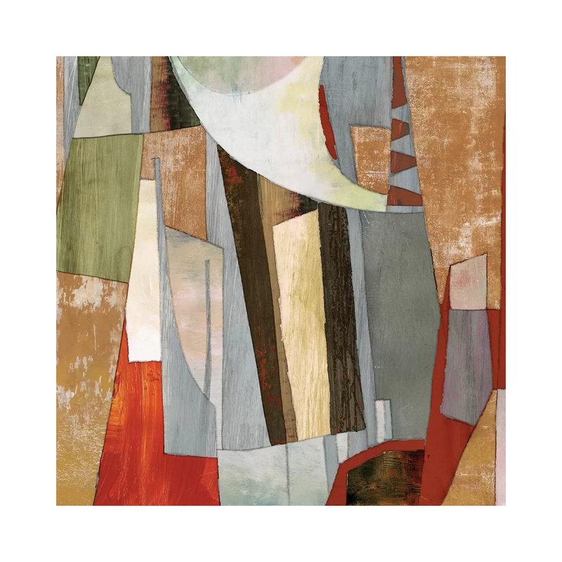 Landscape Collage - Wrapped Canvas Painting, 66.04 cm H x 66.04 cm W x 3.175 cm D