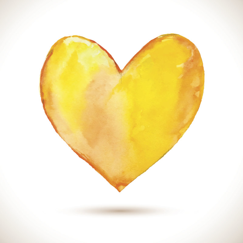 Heart by Baranovskaya - Wrapped Canvas Painting, 30cm H x 30cm W x 3.8cm D