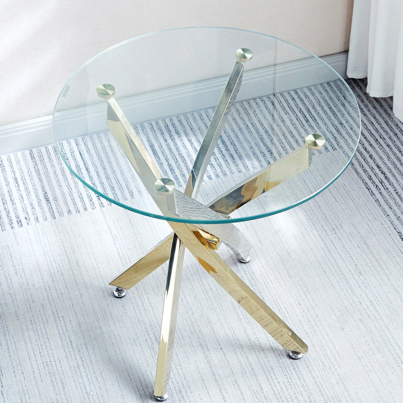 Table de bout en verre Keesler