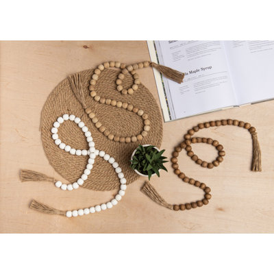 VIP Wood 42 in. Beaded Garland