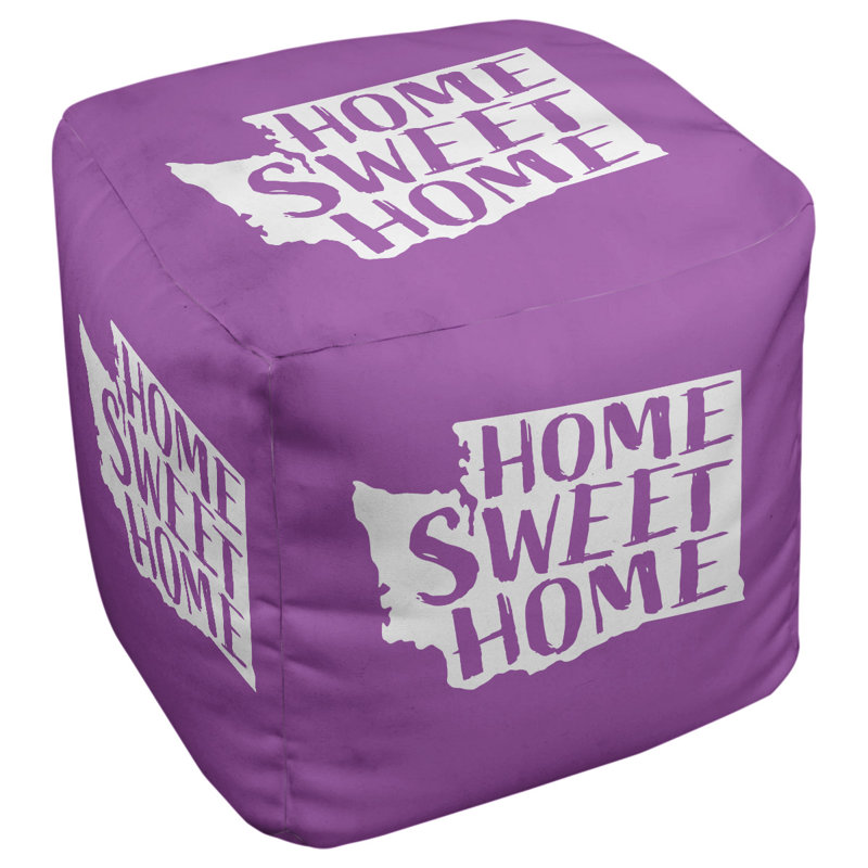 Repose-pieds à cubes washington the home, Violet
