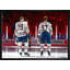 «Connor McDavid and Leon Draisaitl Edmonton Oilers», toile encadrée 20 x 29