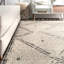 Tapis beige / noir Jordao-1005013749