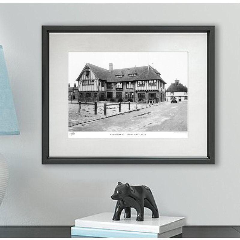 Sandwich, Town Hall 1924 by Francis Frith - Single Picture Frame Print, 60cm H x 80cm W x 2.3cm D