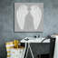 «Wings 1 On Grey Fl Flip» par James Wiens, art mural sur toile-1737264187