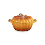 Le Creuset Enameled Cast Iron Pumpkin Cocotte, 4 Qt. - Licorice