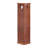Walnut Corner Curio Cabinet With 5 Removable Shelves And Lighting 5-shelf Artistic Effect-1691852154