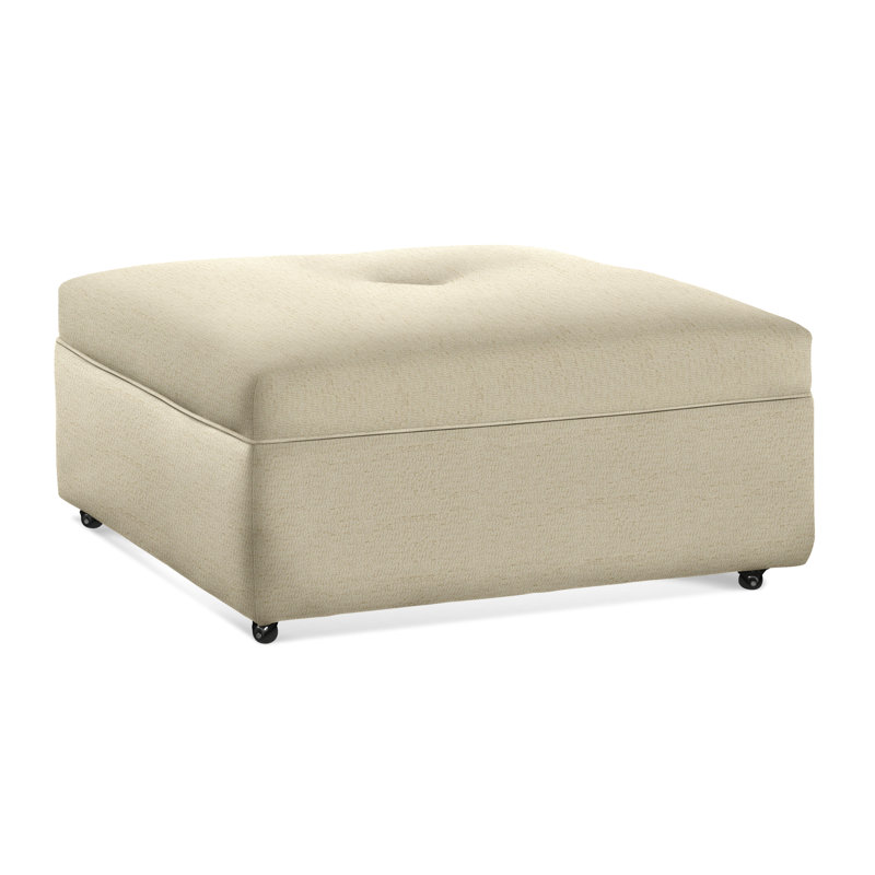 Repose-pieds de cocktail carré de 39 po de large Fremont, Léopard gris; 0742-83