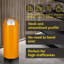 17 Gal / 65L Push Lid Trash Can Commercial Grade Heavy Duty Tall Commercial Trash Can Brushed Stainless Steel