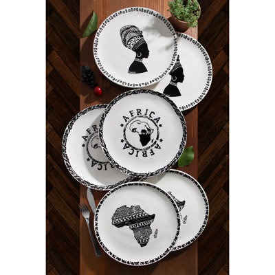 Francesco 6 Piece Dinner Plate Set
