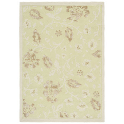 Asdur Hand Tufted Wool Floral Rug