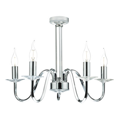 Milla 5-Light Candle-Style Chandelier