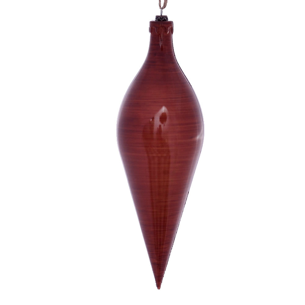 Wood Grain Shuttle Ornament (Set of 2) Mercury Row®